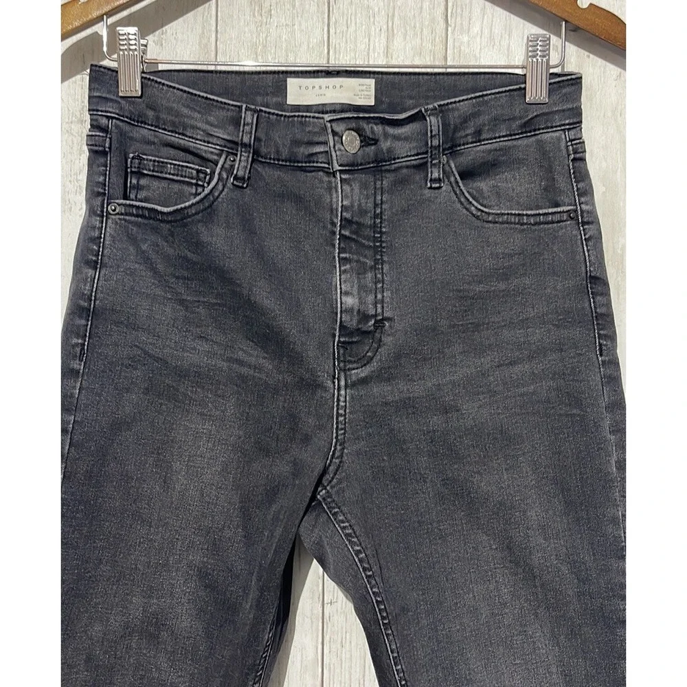 Topshop‎ Jamie High Waisted Skinny Jeans Washed Black 30x30 02N01RWBK Womens